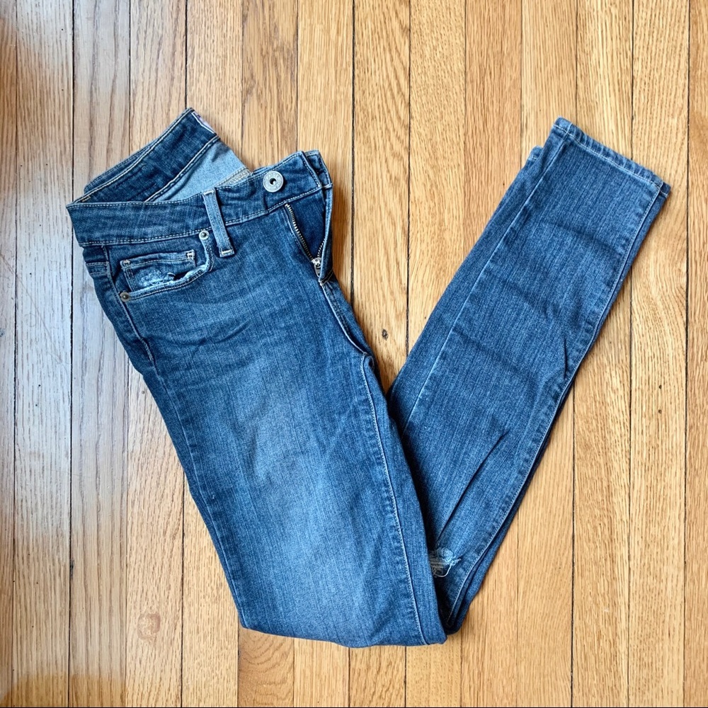Paige Distressed Denim Jeans